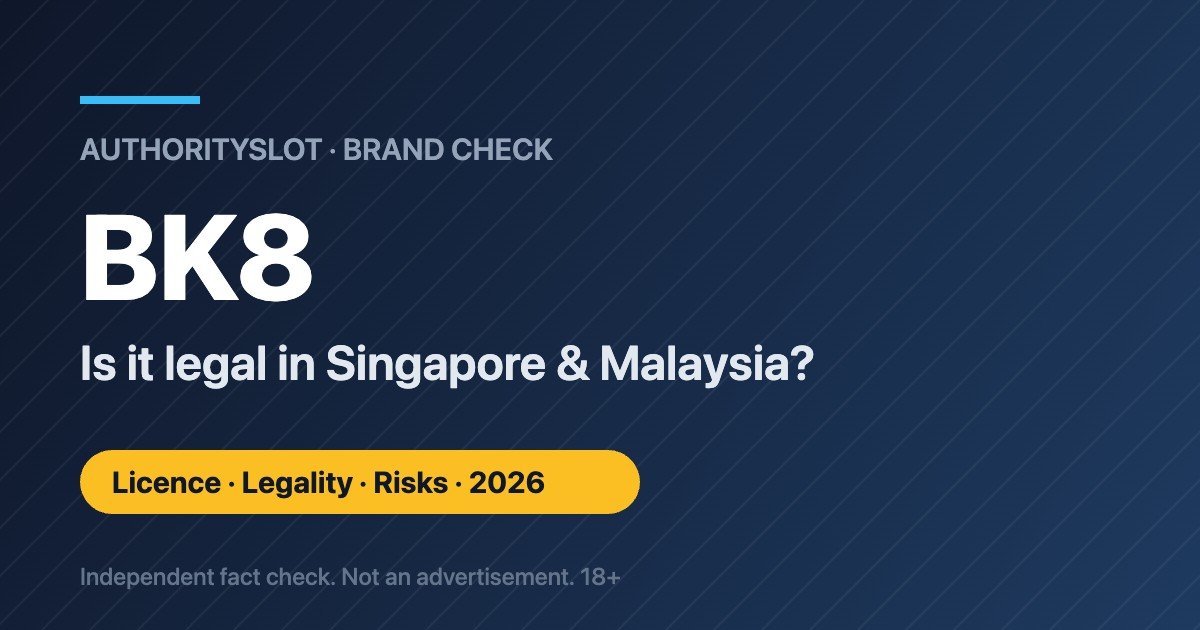 BK8 licence and legality check