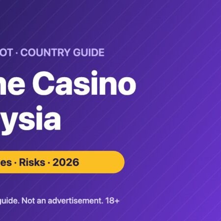 Online Casino Malaysia 2026: Is It Legal? Law, Penalties & Risks