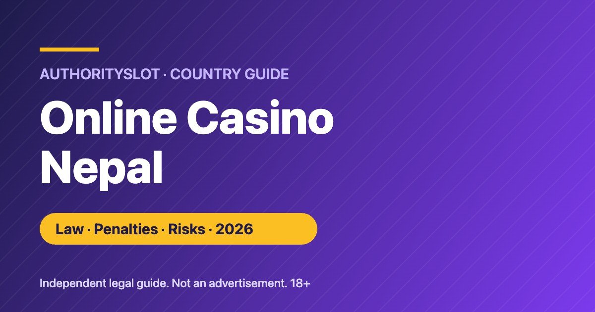 Online casino Nepal legal guide 2026