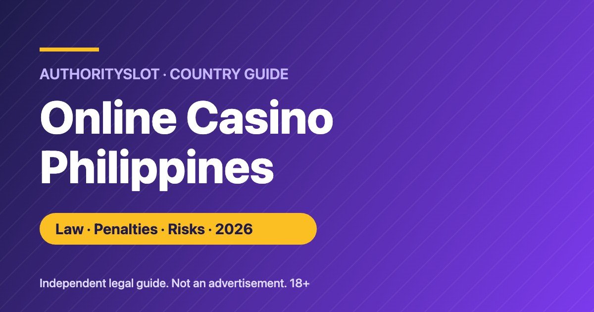 Online casino Philippines legal guide 2026